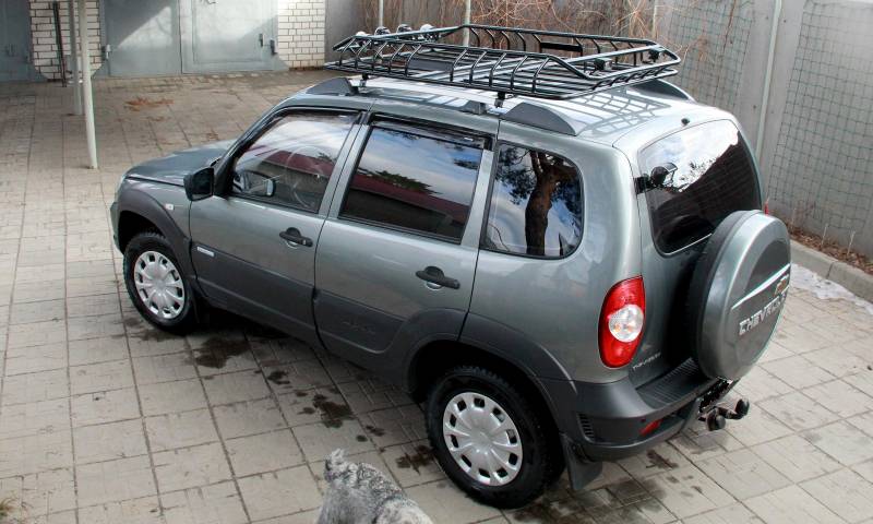 Chevrolet Niva 2007 рейлинги